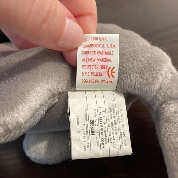 Ants the Anteater 1998 Ty Original Beanie Baby Collection Excellent Condition - Picture 5 of 5